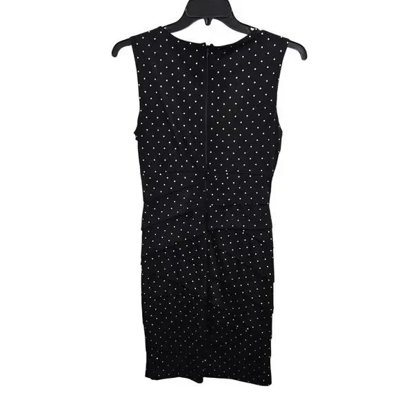 WHBM Instantly Slimming Midi Black Studded Sleeveless Bandage Dress Sz 10 - Picture 2 of 7